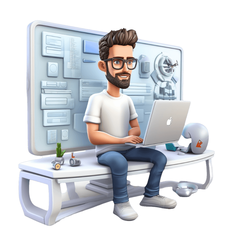 A developer having fun!